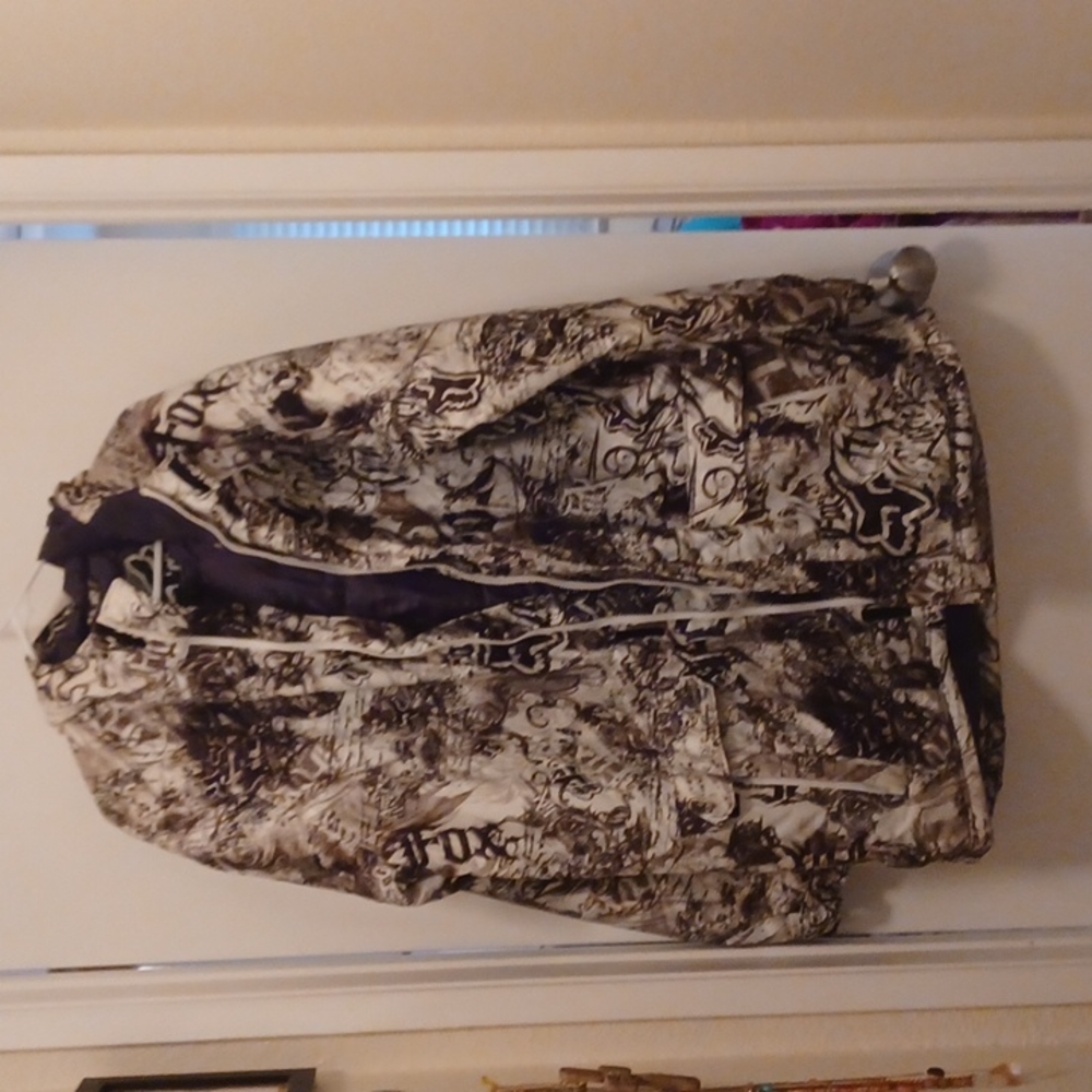 Mens Fox Graphic Puffer Jacket